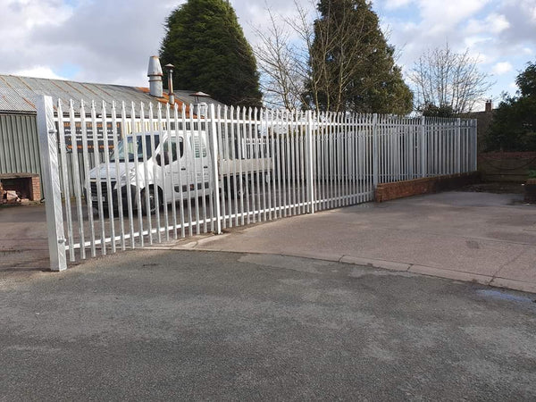 Palisade Compound Fencing complete in Biddulph