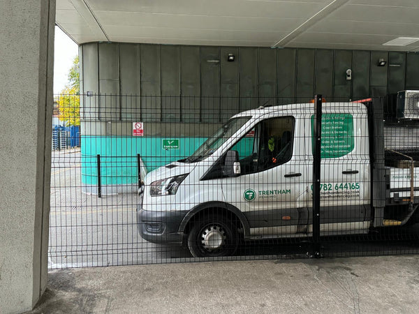 Black V Defence Mesh Fencing Installed at the Marriott Hotel Manchester