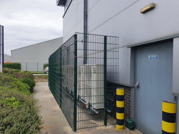 Trentham Fencing Ensures Security and Protection for Corporate Air Conditioning Units in Portsmouth