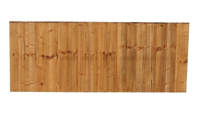FEATHER EDGE VERTICAL FENCE PANEL 6' X 2'