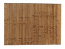 FEATHER EDGE VERTICAL FENCE PANEL 6' X 5'