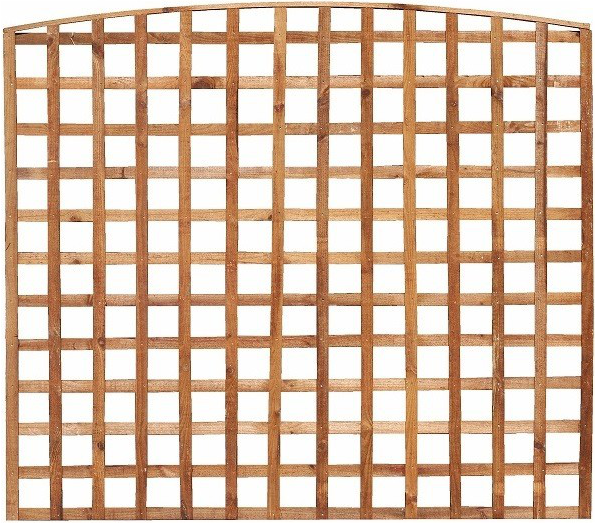 BOW TOP TRELLIS FENCE PANEL (MADE TO ORDER)