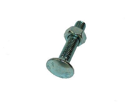 CUP SQUARE HEX BOLT & NUT M12 X 100MM (PACK OF 4)