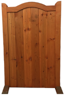 TRENTHAM SINGLE LEAF REGENCY BOW TOP GATES