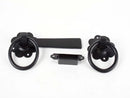 6" RING LATCH BLACK