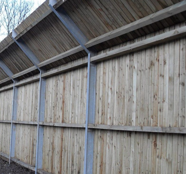 TIMBER ACOUSTIC SOUND PROOF FENCING