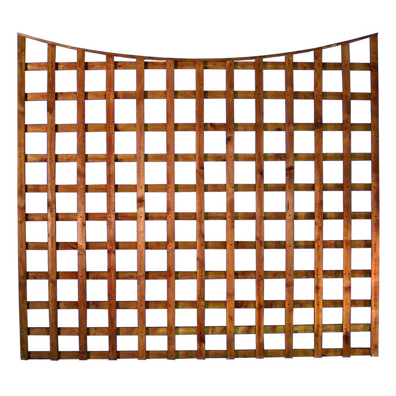 SCOLLOPED TRELLIS FENCE PANEL (MADE TO ORDER)